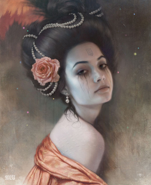 ‘Phul’s Bride’-From the Black Lodge series of portraits, thanks so much to Kateryn
