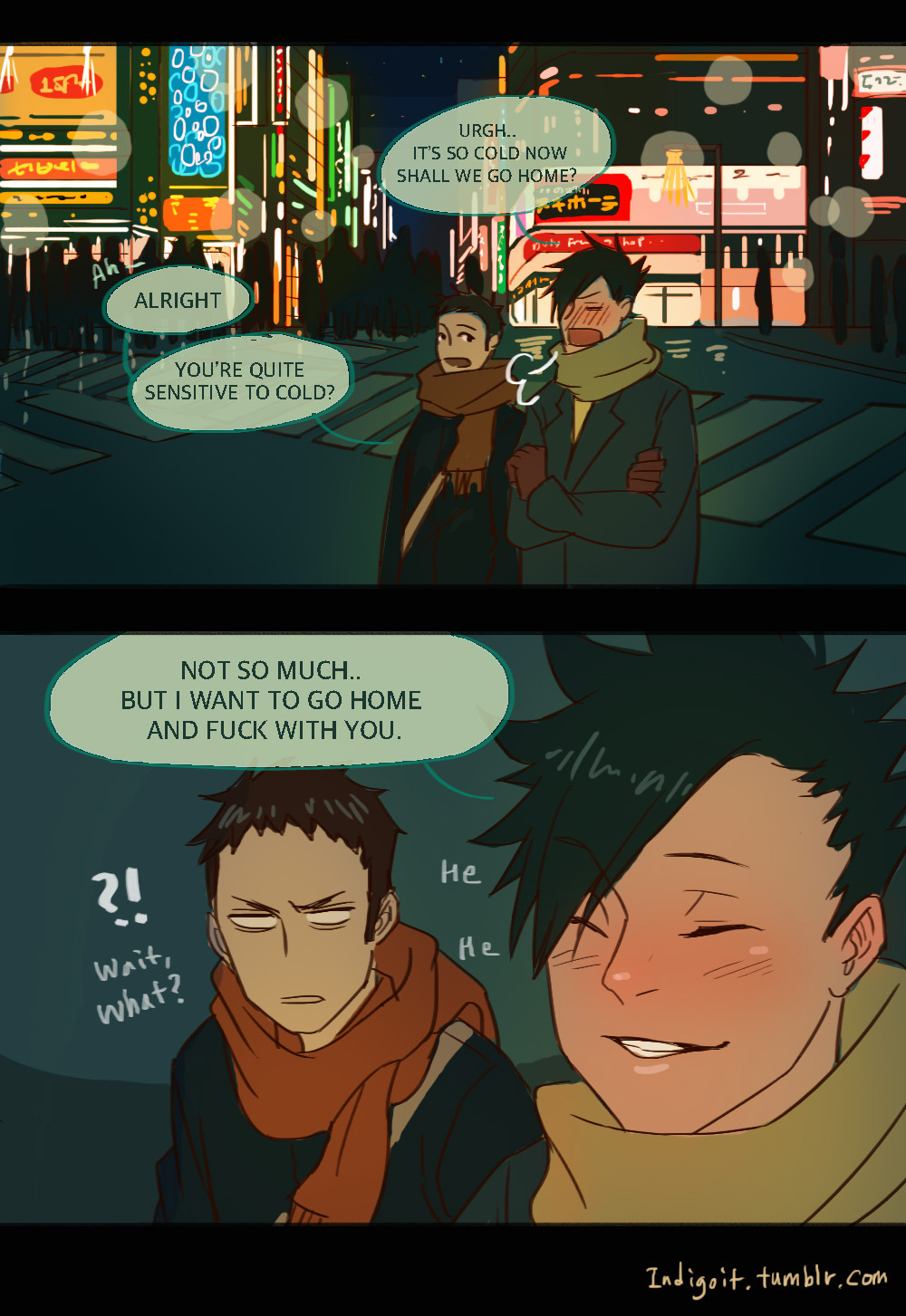 indigoit:  Kuroo gives Tokyo tour to Daichi 2 