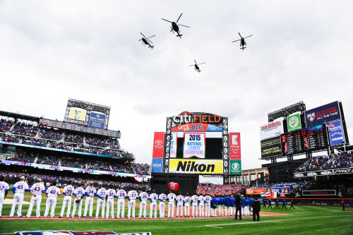 mlb:  Opening Day in Gotham. 