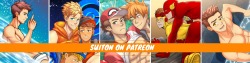 suiton00nsfwdrawings:  ok sorry, now it is the last shameless self promotion of this month &gt;___&lt; i just did this new banners for my page and wanted to share it XD they look like kingdom hearts chain of memories title cards XDPlease check out my: