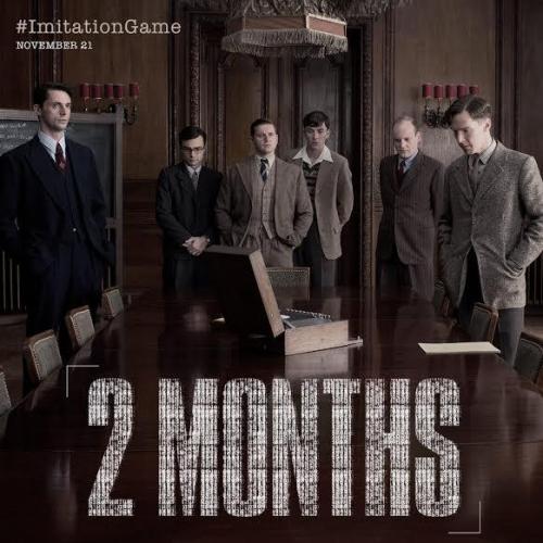       The Imitation Game @ImitationGame · 2h   The #ImitationGame lands in theaters in 2 months. Tag who you’ll be seeing the film with!      