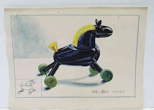 Georg Weidenbacher, toy design, 1924-28. Germany. Spielzeugmuseum Nürnberg. Via europeana.