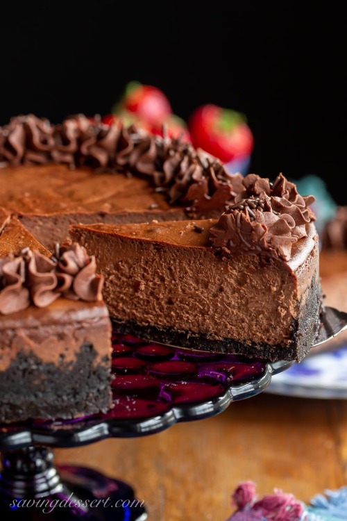 Chocolate cheesecake