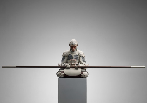 fuckyeahchinesefashion: Sculpture work Sun Wukong by Chinese artist Wang Ruilin王瑞林 via @带你看展览  