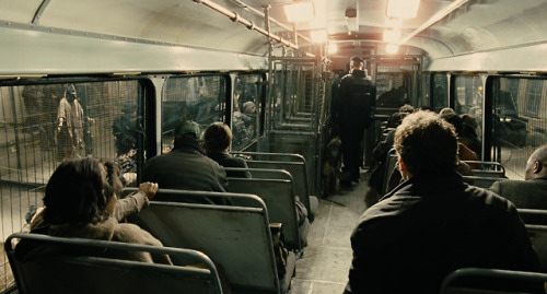 madeofcelluloid: ‘Children of Men‘, Alfonso Cuarón (2006)As the sound of the playgrounds faded, the despair set in. Very odd, what happens in a world without children’s voices.