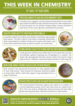 compoundchem:  This Week in Chemistry: Trapping