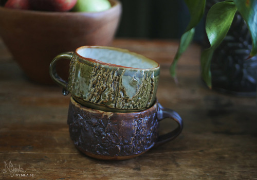  The shop has been updated :} https://nymla.etsy.com A few woodborer and bark mugs and little kåsor!