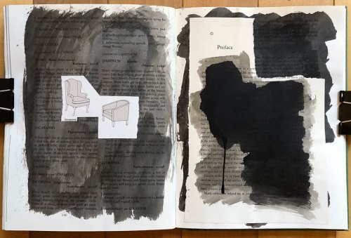 . sketchbook/journal pages (Occasional / * Preface) found book Oct 2019 . #journal #paintbook #artbo