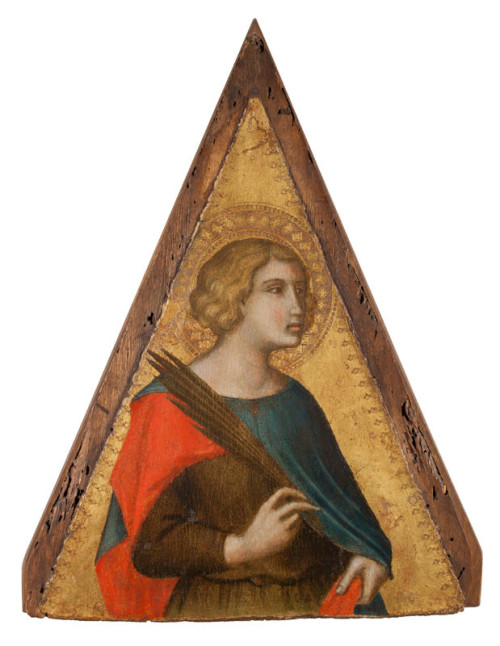 maertyrer:  Pietro LorenzettiA Martyr SaintTempera on wood, h: 45 cm, c. 1330