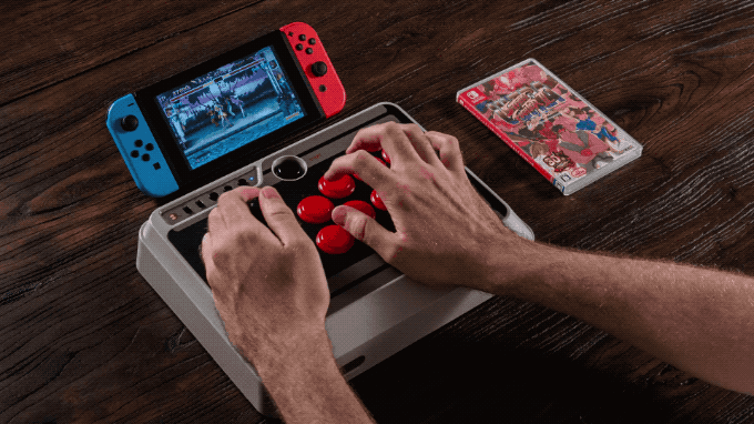 8bitdo’s Switch-compatible arcade stick up for preorder ⊟ A wireless arcade stick that works not just with Switch, but with PC, Mac, Raspberry Pi, and Android too? With easily moddable/replaceable sticks and buttons? For $80? Seems preeeeeettyyyyy...