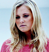 stiles-lydia:get to know me meme: [3/10] female characters → Clarke Griffin (the 100)“You don’t ease