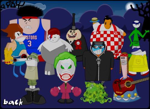 bawwsadface: ten years of homestar runner halloween costumes, 2000 - 2009 Omg !!