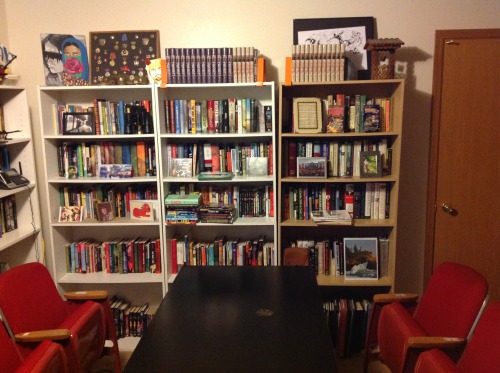 Here is the office where I wrote my YA novels, IF YOU’RE READING THIS, DIVIDED WE FALL, and BU