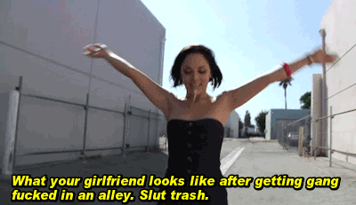 bullypornfreak:  Typical day for a typical whore.