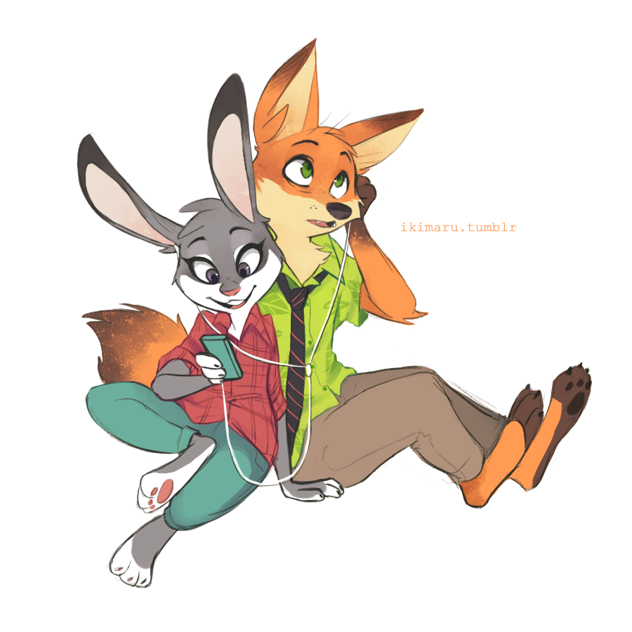 ikimaru:  finished more Nick and Judy pics from last week! they’re a lot of fun