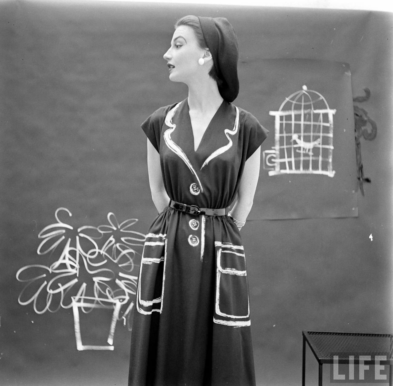 think-animal:  Hermes Dresses - 1952 -Gordon Parks 
