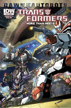 serikaizumi:  Transformers (Dawn of the Autobots) July Solicitations! MTMTE #31 (W) James Roberts (A/CA) Alex MilneFLYING BLIND! Trapped inside a giant replica of RODIMUS’s head (don’t ask), MEGATRON and the crew of the Lost Light have to solve the