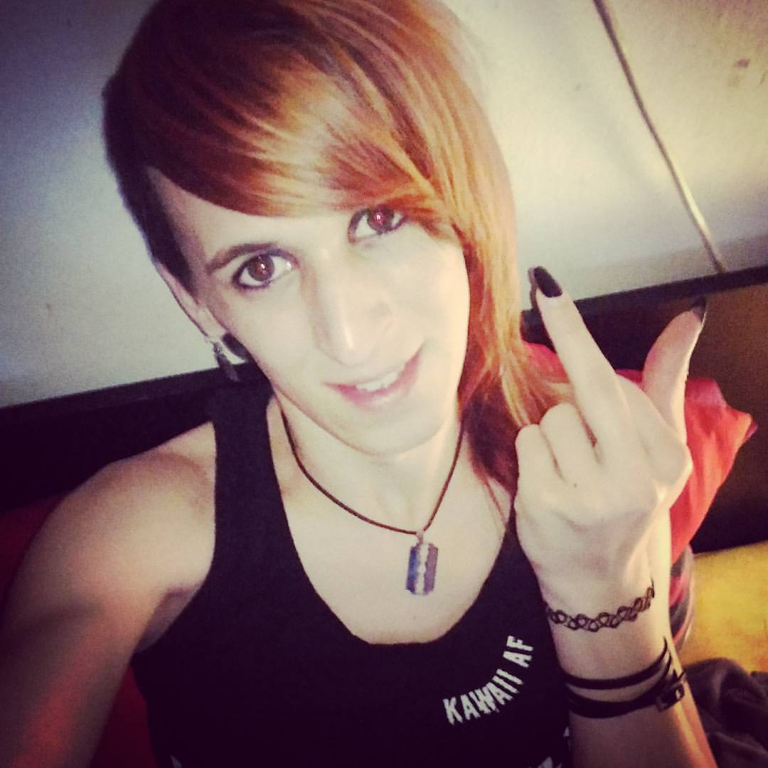 Fuck you im kawaii as fuck ^_^ #emo #emogirl #emocat #emotrap #trap #tgirl #transsexual