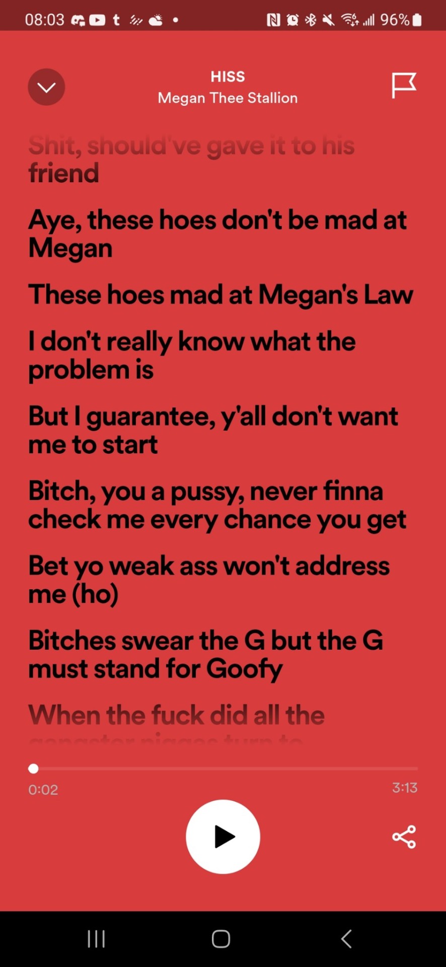 If We Really Think About It, This All Started With Megan Dropping Hiss. Hiss Was Never A Nicki Diss,
