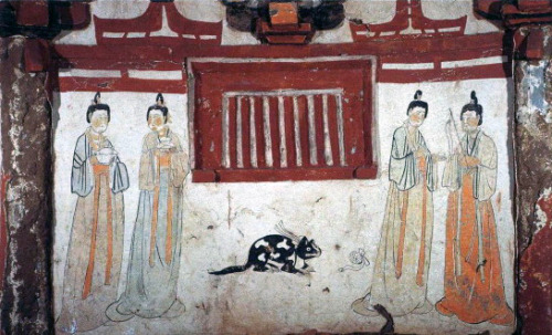 Frescoes from Xu Congyun’s tomb, 982 Datong,Shanxi 