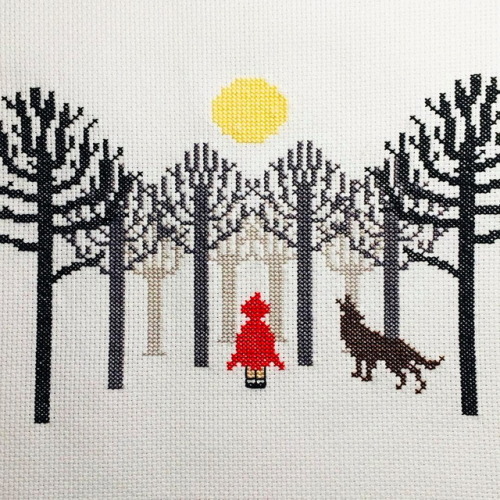 mystitchworld:little red riding hood