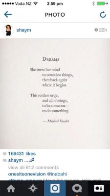 michaelfaudet:  It’s great to see Shay Mitchell likes the poetry. Thanks everyone for all the wonderful support you give me. x 