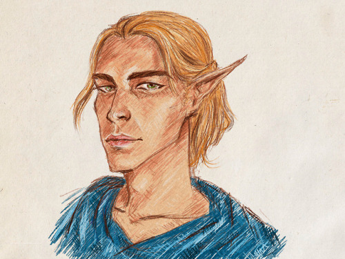 darkartofthesith: pencil aesthetic alfie because apparently i prefer making traditional art looking 