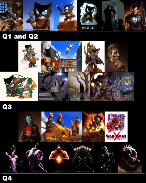Here’s all the art that I made in 2016, not including doodles and shitposts. Feel free to brow