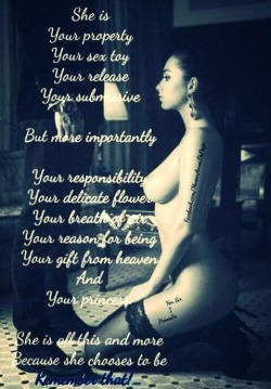 Submissive women are priceless princesses