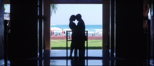 Stills from the 2002 movie Punch Drunk Love starring Adam Sandler. Music by Jon Brion. Cinematograph