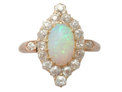 sumayyahs:   Antique 1.06 ct Opal and 0.48