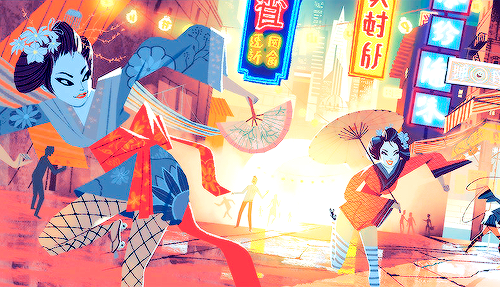 mickeyandcompany:  Big Hero 6 visual development Tumblr headers (art by Mingjue Helen Chen, Kevin Dart, Jeff Turley, Ryan Lang and Scott Watanabe). Feel free to use them. 