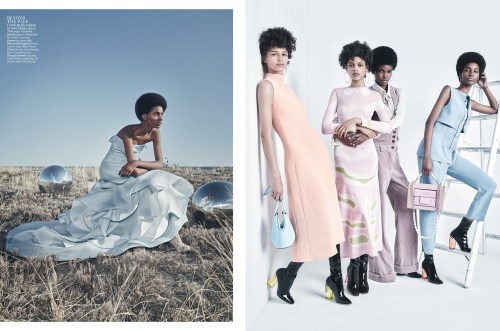 quickweaves:hellyeahblackmodels:“Now Trending” - W Magazine August 2015honestly yes!!!!OMG. 