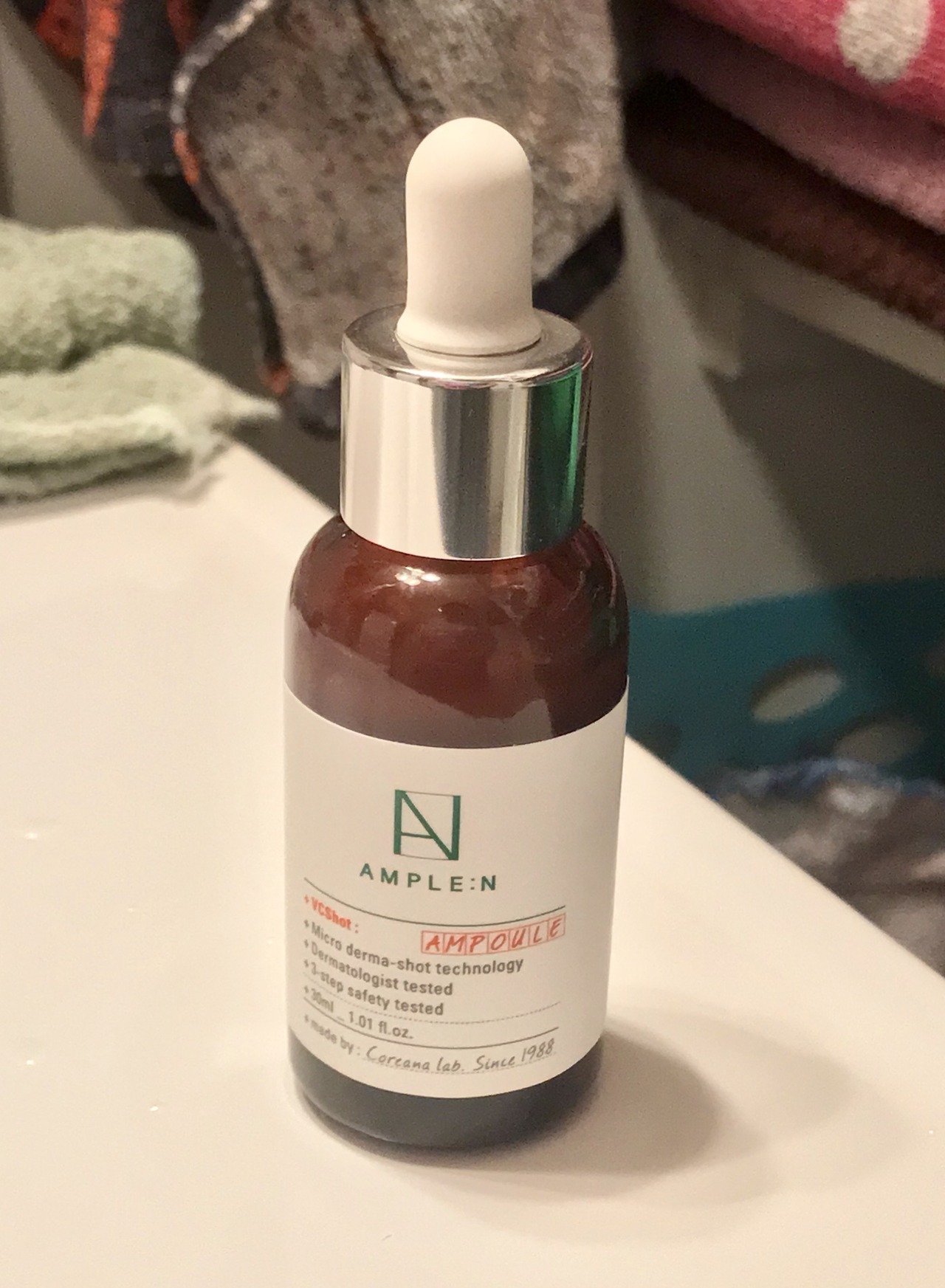 These are the things I like — Review of AMPLE:N's VC Shot Ampoule 