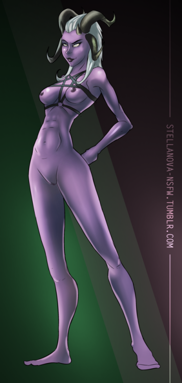 stellanova-nsfw:  Art trade with @blindwildcat   thanks again