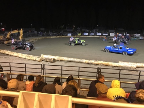 Little bit from the demo derby tonight, didn’t take many pictures or video because I was working security