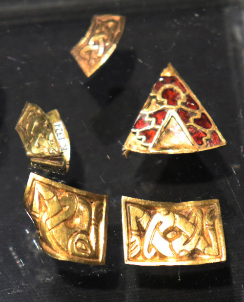 Staffordshire Hoard, Anglo-Saxon Treasure Hoard, Stoke-on-Trent, 26.11.17.Exquisitely detailed treas
