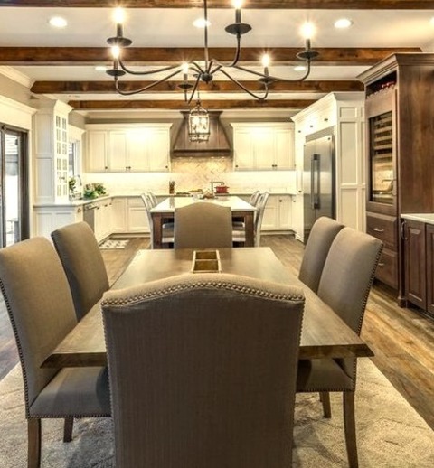 Great Room - Dining RoomAn Illustration Of A Large Great Room In The Mountain Style