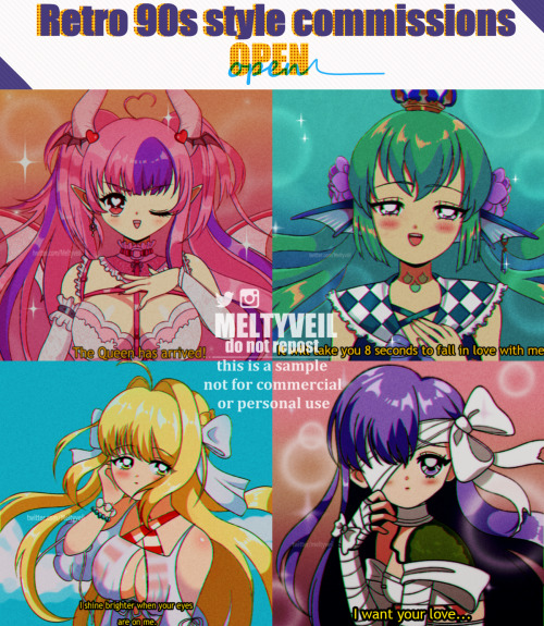 Hi! My Retro Commissions Re Open, Please Feel Free To Contact Me Here Or On Discord:Meltyveil