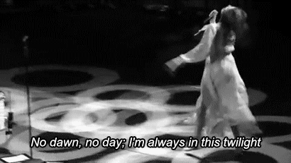 sandieshaw:  (Live in Rome, 2010) I could watch her twirl day and night and never
