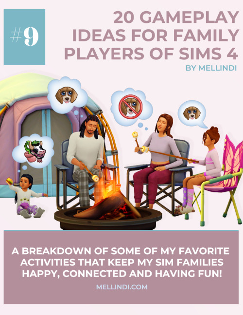 wifemomsimmer:mellindi:20 Gameplay Ideas for Family Players of Sims 4A breakdown of some of my favor