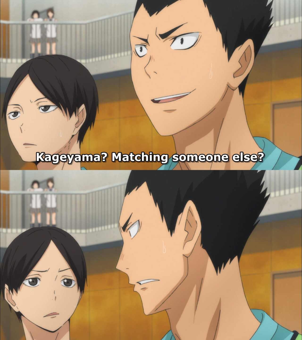 laurasommeilss:For some reason I decided to rewatch the Karasuno vs Seijou practice