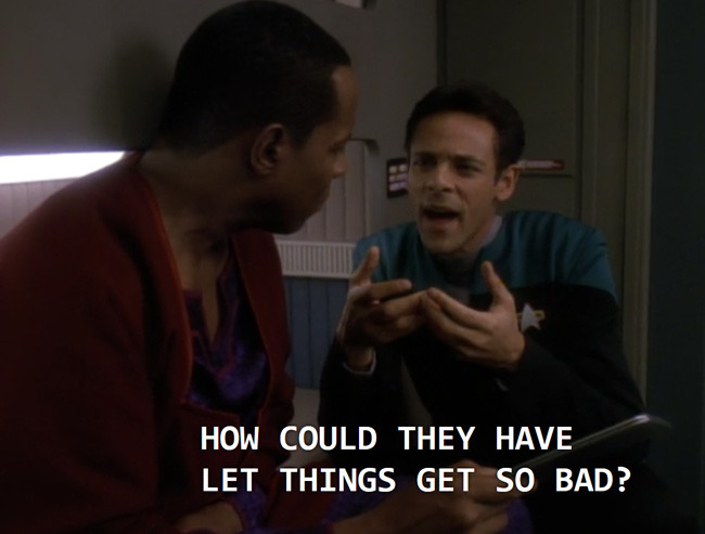 Always a relevant episode in this, the early 21st century