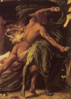 Frederic Leighton - Hercules Wrestling with