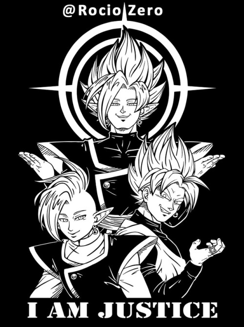 The Holy Trinity, the Justice itself. ✨I made this picture to print it on a t-shirt, and it’s now av