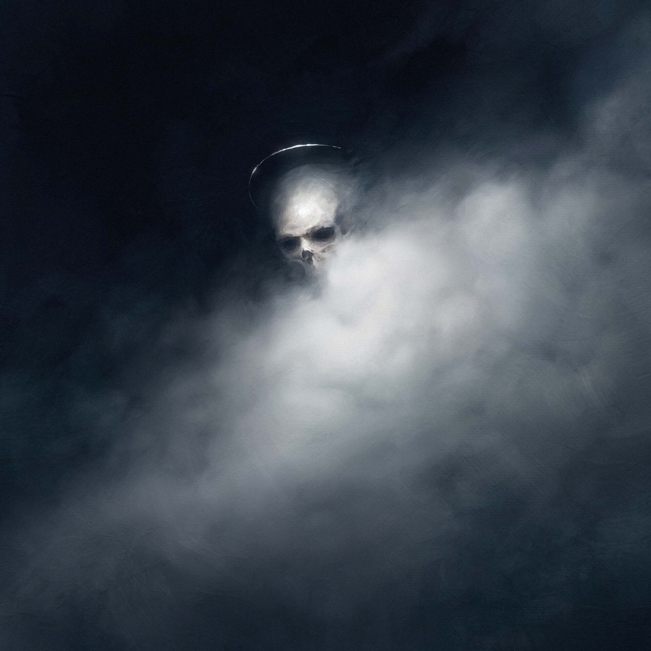 Spectral Winds by Maéna Paillet #art#illustration#digital art#dark art#fantasy#surreal#skull#death#spirit#ghost