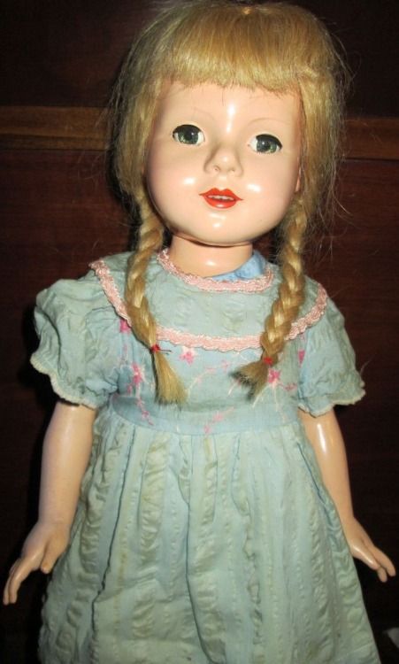 doll-coven:Effanbee Dewees Cochran American Children Composition Vintage Doll  
