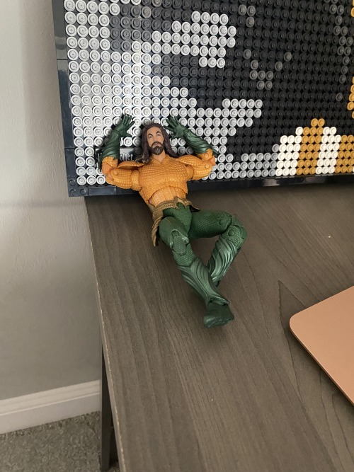 Making Aquaman Action Figure Do Funny Stuff