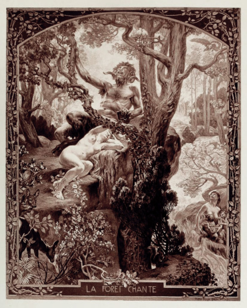 Victor Koos (1864-1925), ‘The Forest Sings’, “Salon of 1908”Source