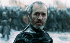 syriusblack:  ♛ Stannis Baratheon / Jon Snow facing the Bolton cavalry charge